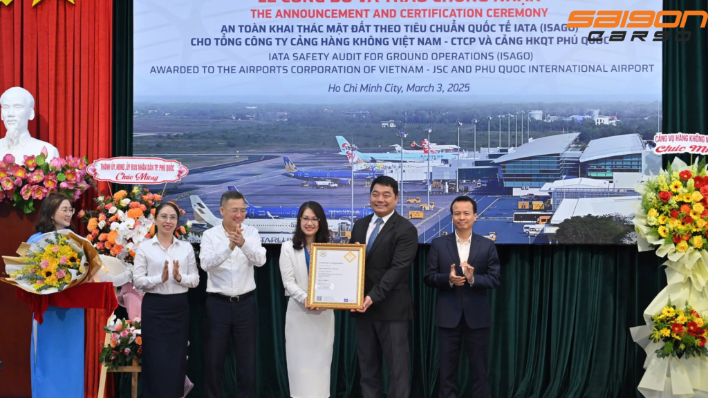 IATA trao chứng nhận An toàn khai thác cho ACV và sân bay Phú Quốc