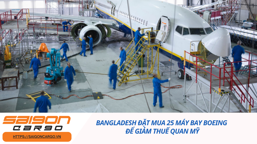 Bangladesh đặt mua 25 máy bay Boeing để giảm thuế quan Mỹ