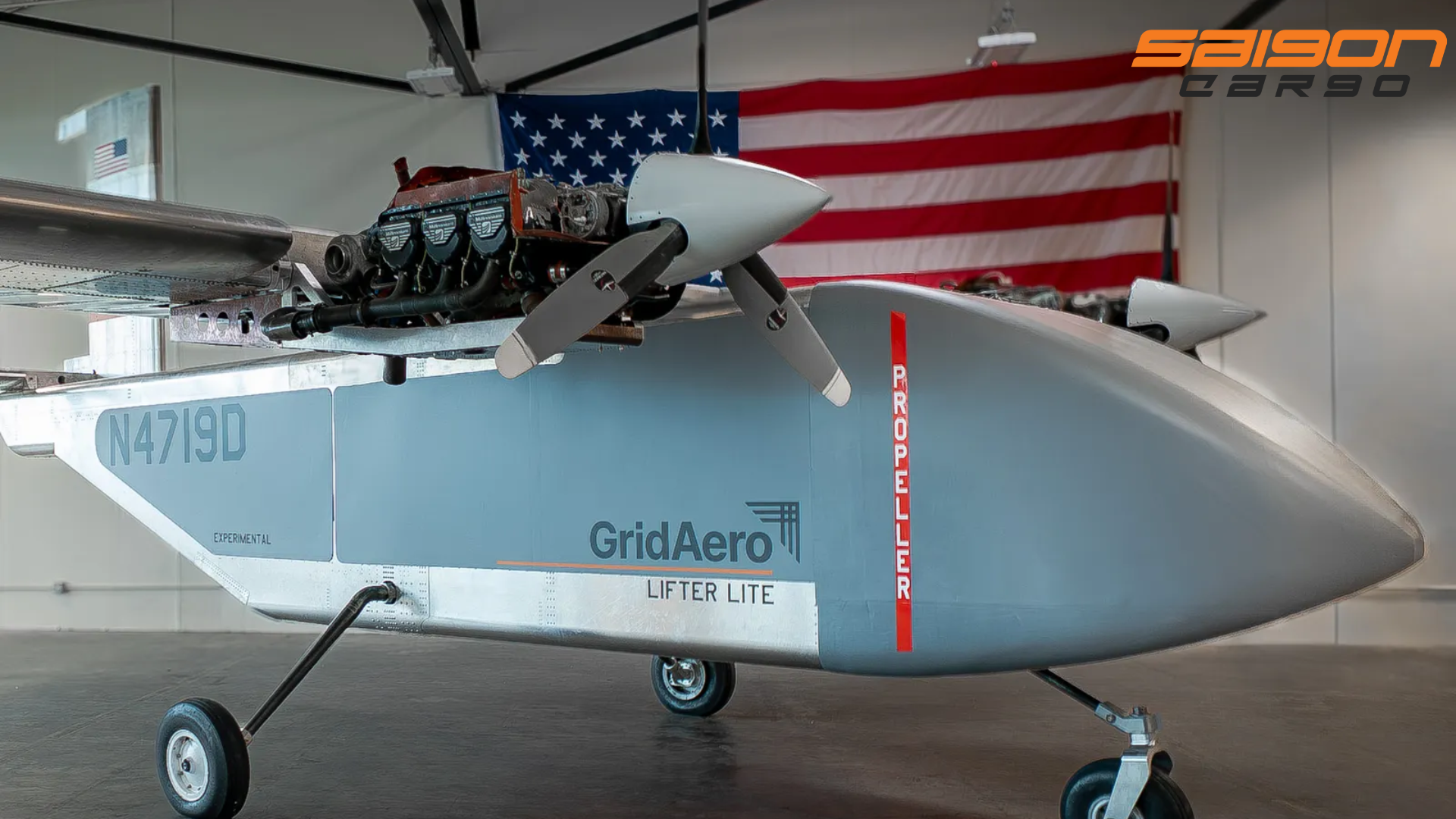 Grid Aero hé lộ máy bay không người lái chở hàng: Tương lai logistics hàng không
