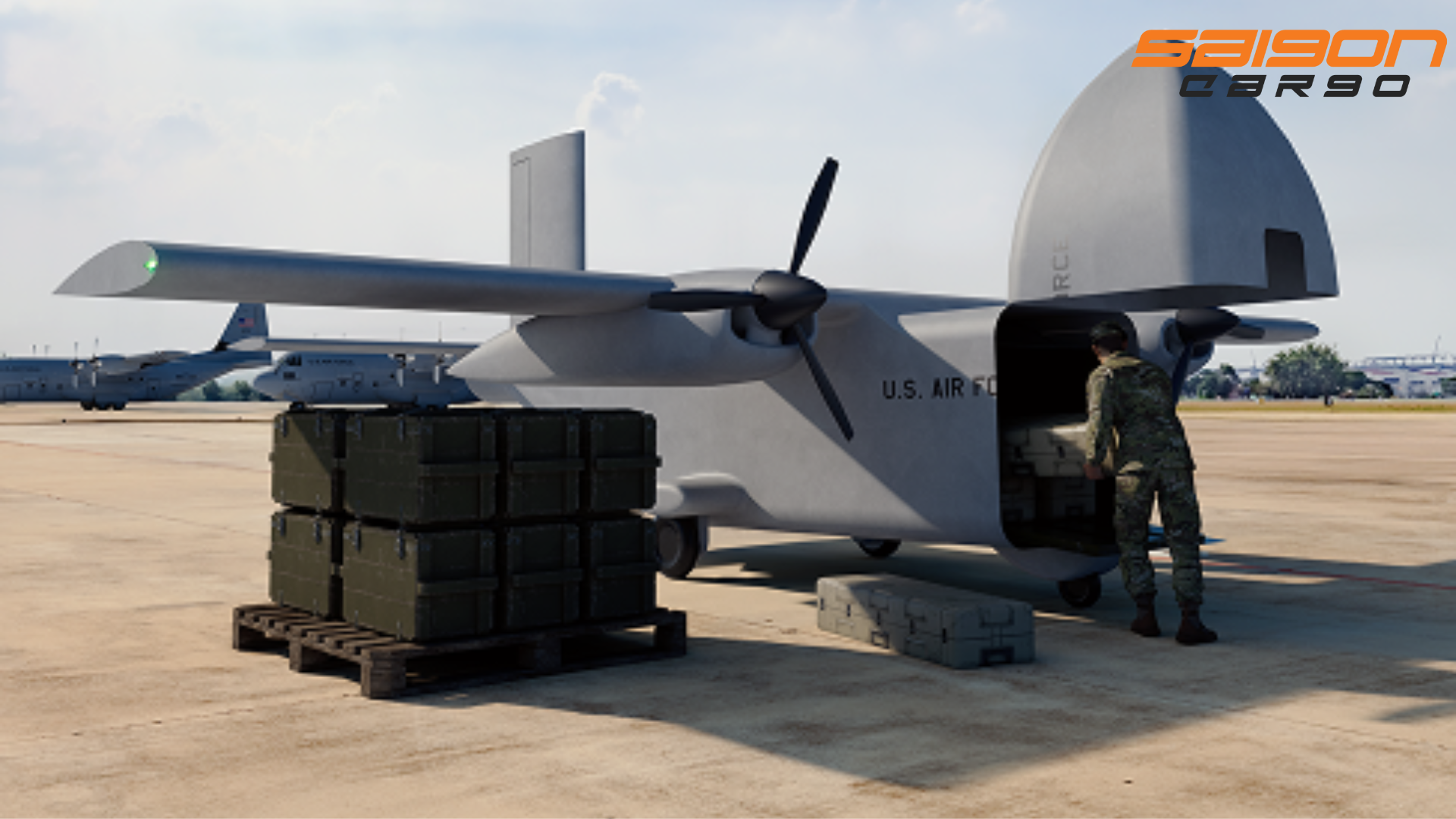 Grid Aero hé lộ máy bay không người lái chở hàng: Tương lai logistics hàng không