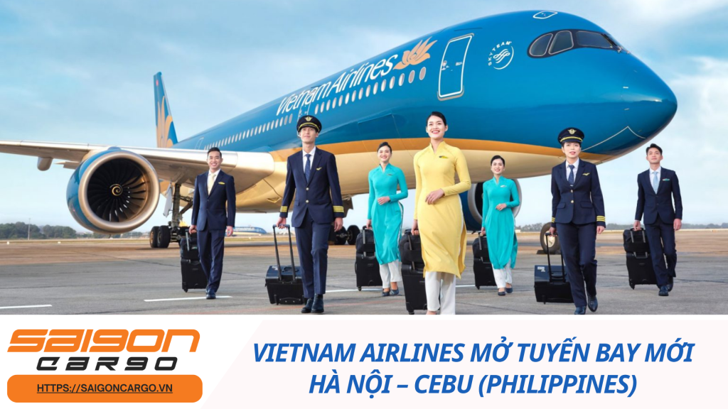 Vietnam Airlines mở tuyến bay mới Hà Nội – Cebu (Philippines)