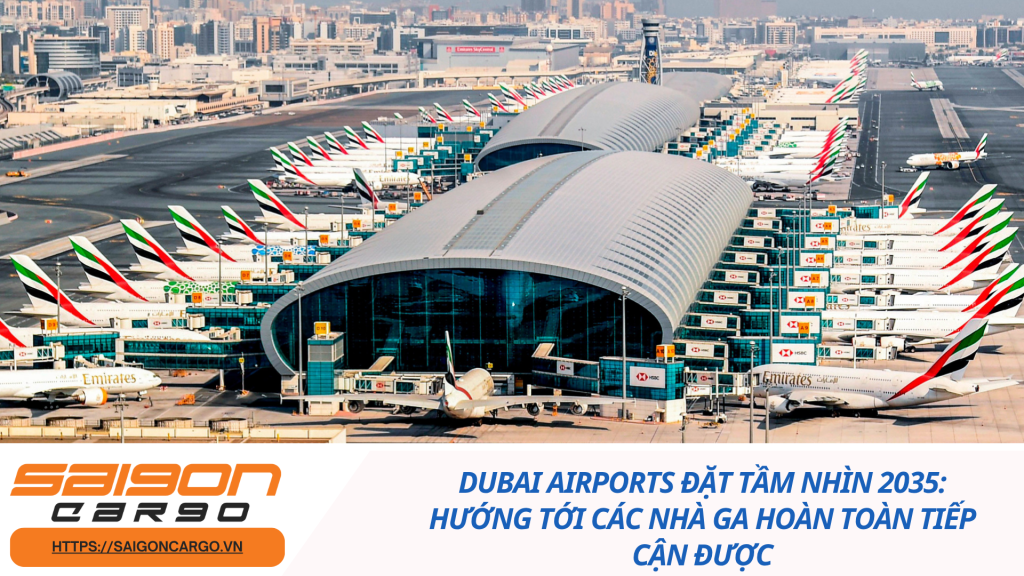 Dubai Airports đặt tầm nhìn 2035: Hướng tới các nhà ga hoàn toàn tiếp cận được