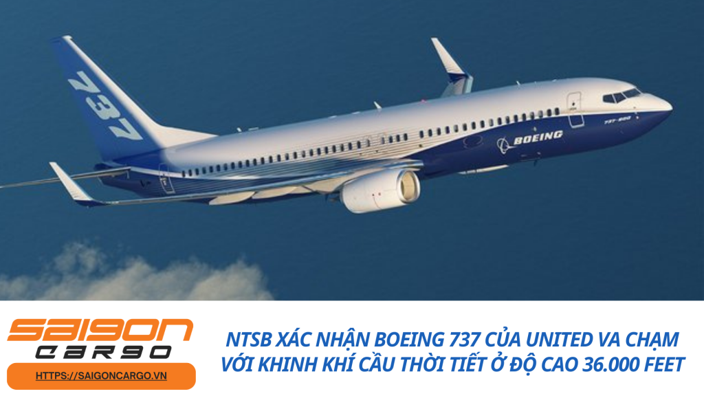NTSB Xác Nhận Boeing 737 Của United Va Chạm Với Khinh Khí Cầu Thời Tiết Ở Độ Cao 36.000 Feet