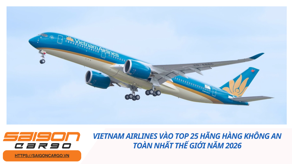 Vietnam Airlines vào Top 25 hãng hàng không an toàn nhất thế giới năm 2026