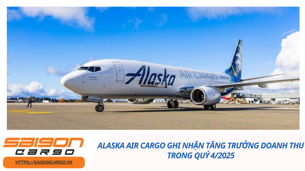 Alaska Air Cargo ghi nhận tăng trưởng doanh thu trong quý 4/2025