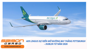 Aer Lingus dự kiến mở đường bay thẳng Pittsburgh – Dublin từ năm 2026